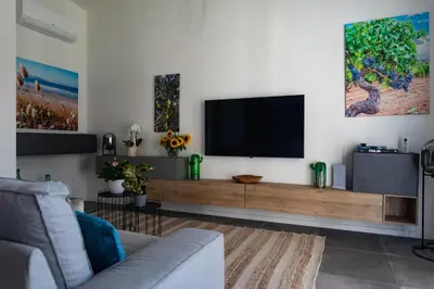 TV o dispositivi per l'intrattenimento presso Appartamento Camisa - Il Fico