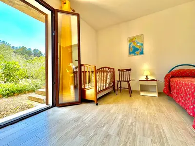 Letto o letti in una camera di Villa with Patio