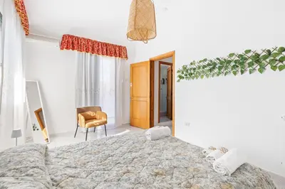 Letto o letti in una camera di Casa Cossu