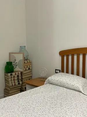 Letto o letti in una camera di La casa di Nenni
