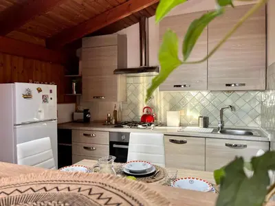 Cucina o angolo cottura di Casa di Rosy