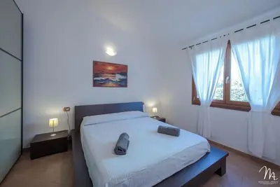 Letto o letti in una camera di Villino la Lantana con Wi-Fi