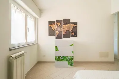 Letto o letti in una camera di Attico panoramico a Tortolì