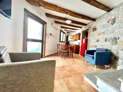 Area soggiorno di Village Center Apartments