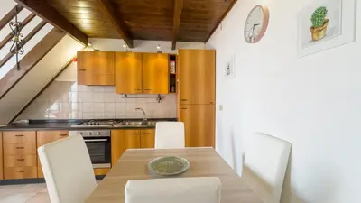 Cucina o angolo cottura di Frontemare Apartment-Funtana Meiga