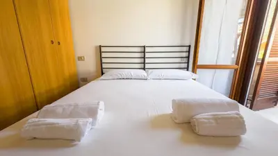 Letto o letti in una camera di Frontemare Apartment-Funtana Meiga