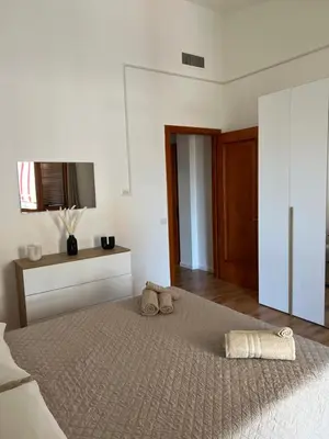 Letto o letti in una camera di Casa Blu Mare