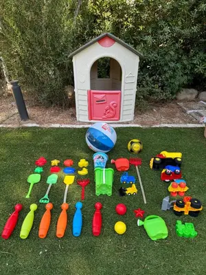 Area giochi per bambini di Villa La Cicocca, 50 mt from the beach