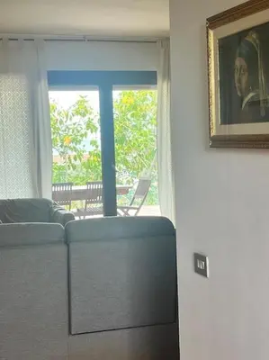 Area soggiorno di Casa degli ulivi