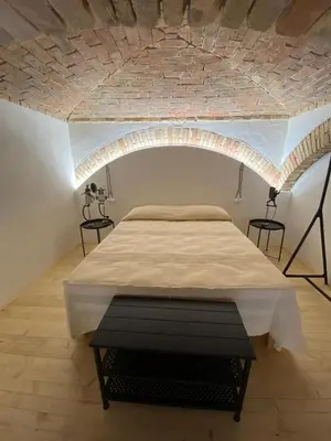 Letto o letti in una camera di Luci Rosa suite