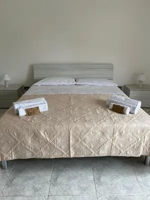 Letto o letti in una camera di Nonna's house