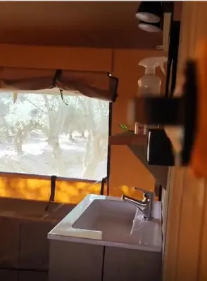 Cucina o angolo cottura di Agriglamping EdenSardegna