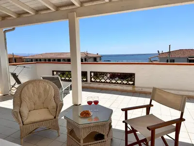 Balcone o terrazza di Casa La Magnolia Frontemare