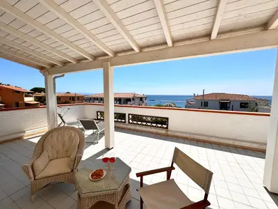 Balcone o terrazza di Casa La Magnolia Frontemare