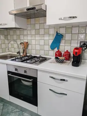 Cucina o angolo cottura di La Mimosa Bianca
