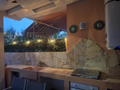 Cucina o angolo cottura di La pergola bianca