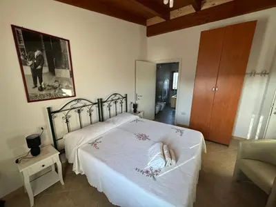 Letto o letti in una camera di Costa gentile