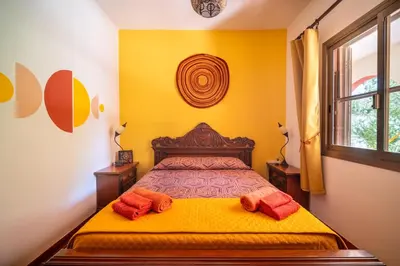 Letto o letti in una camera di Resonance Experience - Tranquil Room Close to Beaches and Sacred Sites