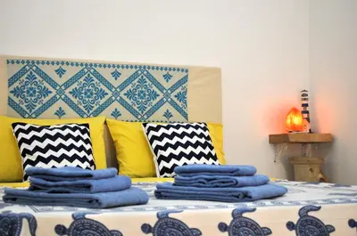 Letto o letti in una camera di Casa Teresa