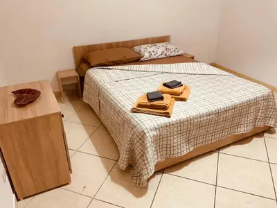 Letto o letti in una camera di Pula Sweet House