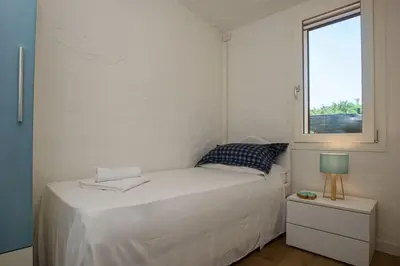 Letto o letti in una camera di Villa Costarei minipiscina