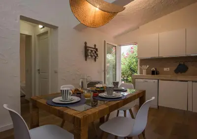Cucina o angolo cottura di Villa Costarei minipiscina