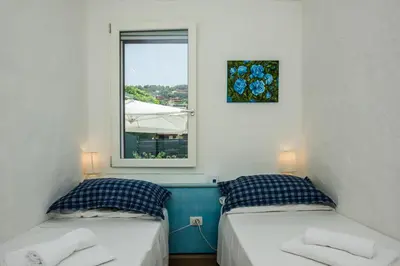 Letto o letti in una camera di Villa Costarei minipiscina