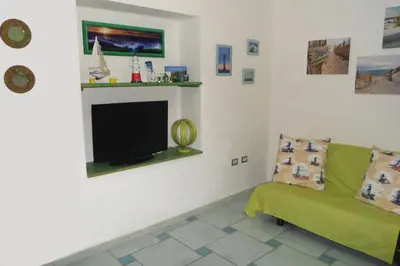 TV o dispositivi per l'intrattenimento presso The Blue Lighthouse