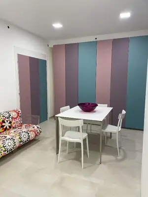 Area soggiorno di Domo Rooms Villacidro