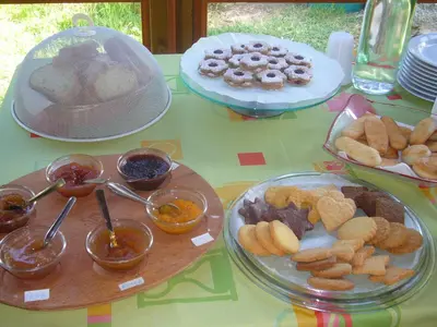 Cibo presso il bed & breakfast o nelle vicinanze