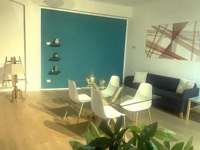 Area soggiorno di Palazzo Tondo Apartment