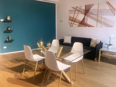 Area soggiorno di Palazzo Tondo Apartment