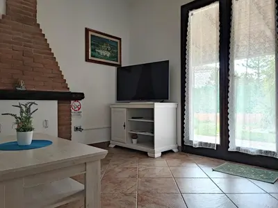 TV o dispositivi per l'intrattenimento presso Domu Abba&Chelu