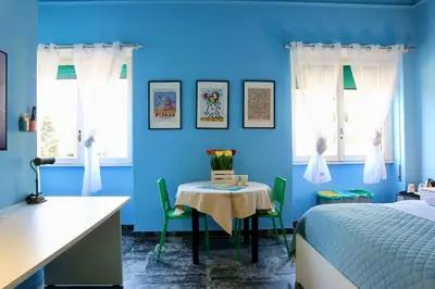 Letto o letti in una camera di Apartment Sonnino 37