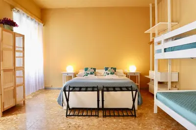 Letto o letti in una camera di Apartment Sonnino 37