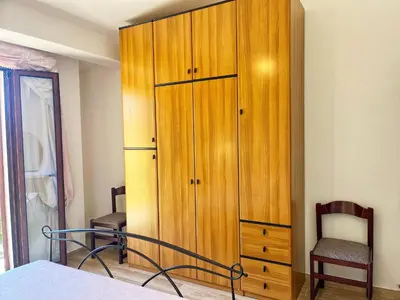Letto o letti in una camera di Appartamento il Lentischio a 5 minuti dal mare con Aria Condizionata