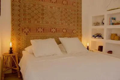 Letto o letti in una camera di Villa Il Polpo Nero, par Maison Estran l Sardaigne
