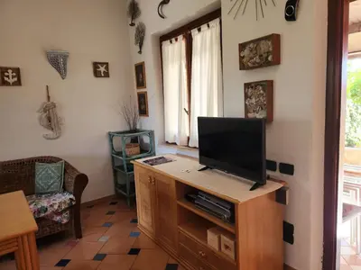 TV o dispositivi per l'intrattenimento presso Villetta Sunrise 66