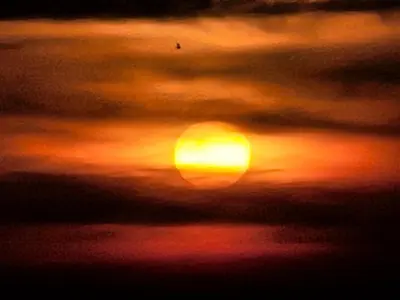 Alba o tramonto visti dall'interno della casa vacanze o dai dintorni