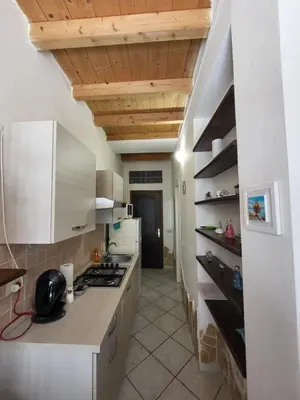 Cucina o angolo cottura di La piccola casetta nel centro storico