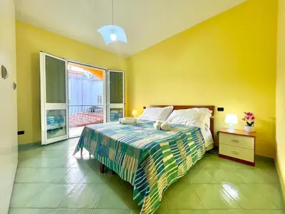 Letto o letti in una camera di Sunrise Apartments
