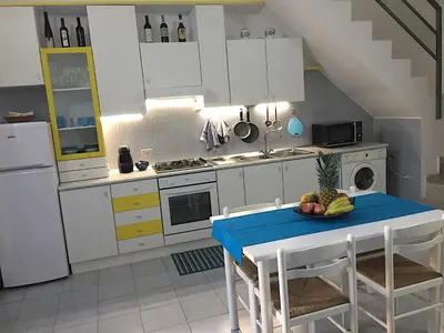 Cucina o angolo cottura di Casa Vacanza - I Borghi