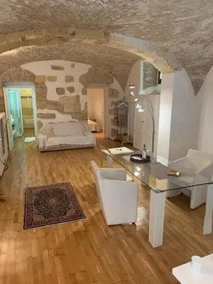 Area soggiorno di Ibiscus apartment