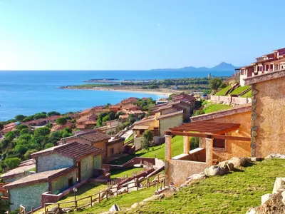 Paesaggio naturale nelle vicinanze della villa
