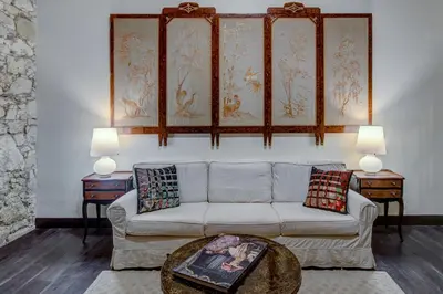 Area soggiorno di Right House via Sulis 61 - Best Neighborhood in Town