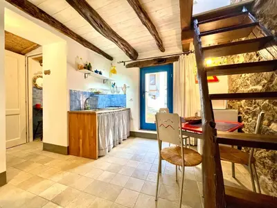 Cucina o angolo cottura di La Corte del Carrubo & SPA - Tiny House