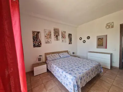 Letto o letti in una camera di Casa Marina