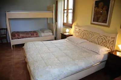 Letto o letti in una camera di Su Livariu