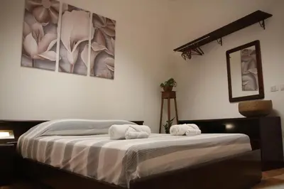 Letto o letti in una camera di Lodgings in Sardinia