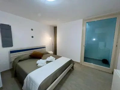 Letto o letti in una camera di Casa al mare Pula